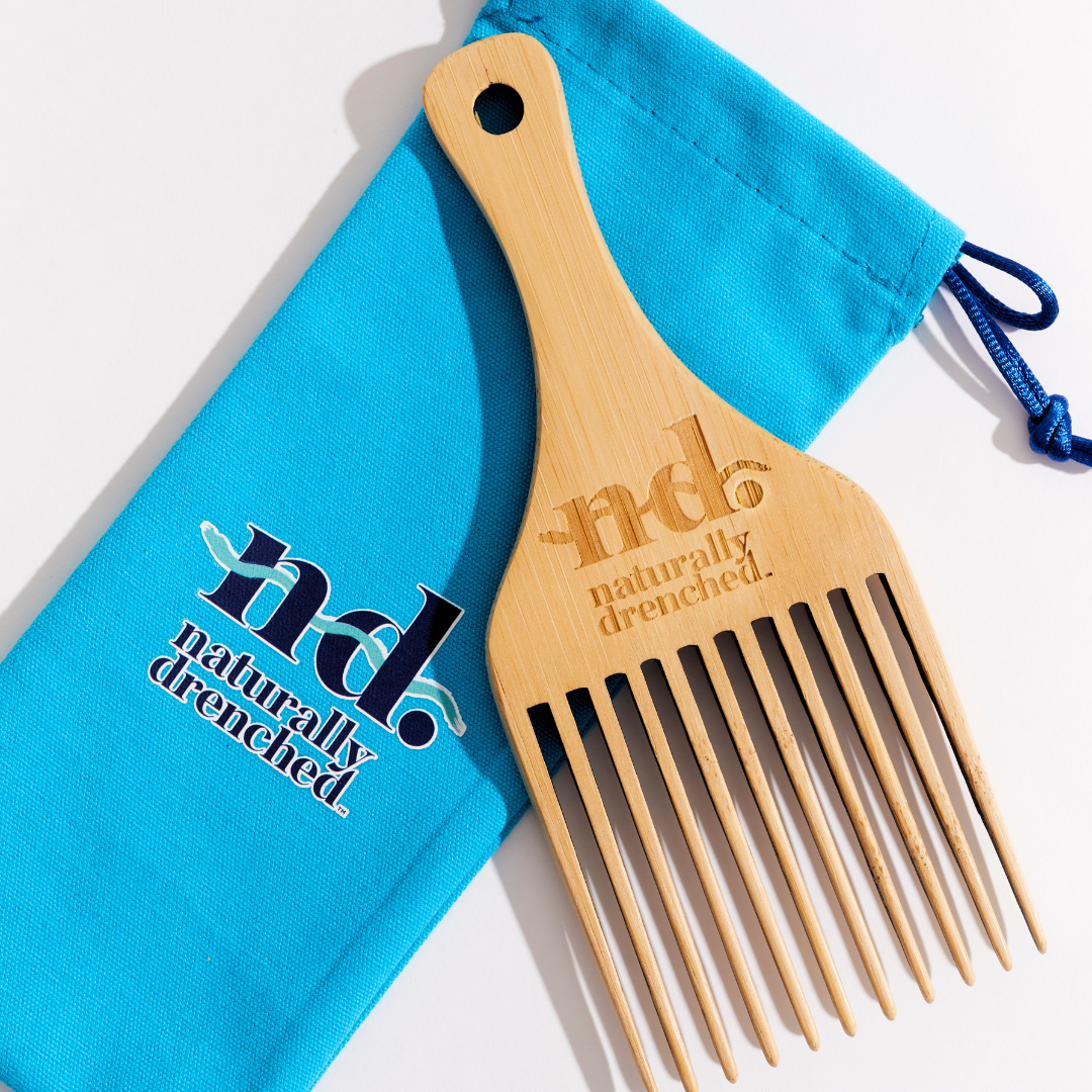 Bamboo Hair Pick - Naturally Drenched