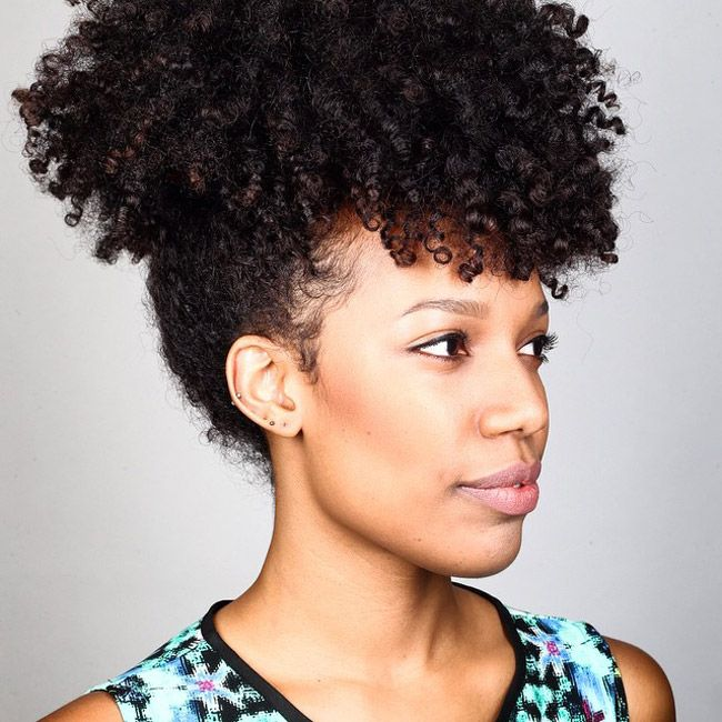 Black hair woman with curly hair afro