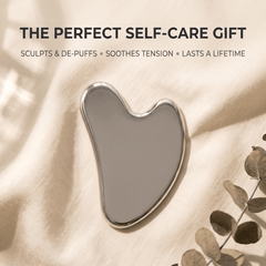Non-Porous Stainless Steel Gua Sha - Naturally Drenched